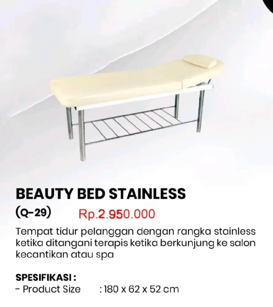 Beauty Bed Stainless