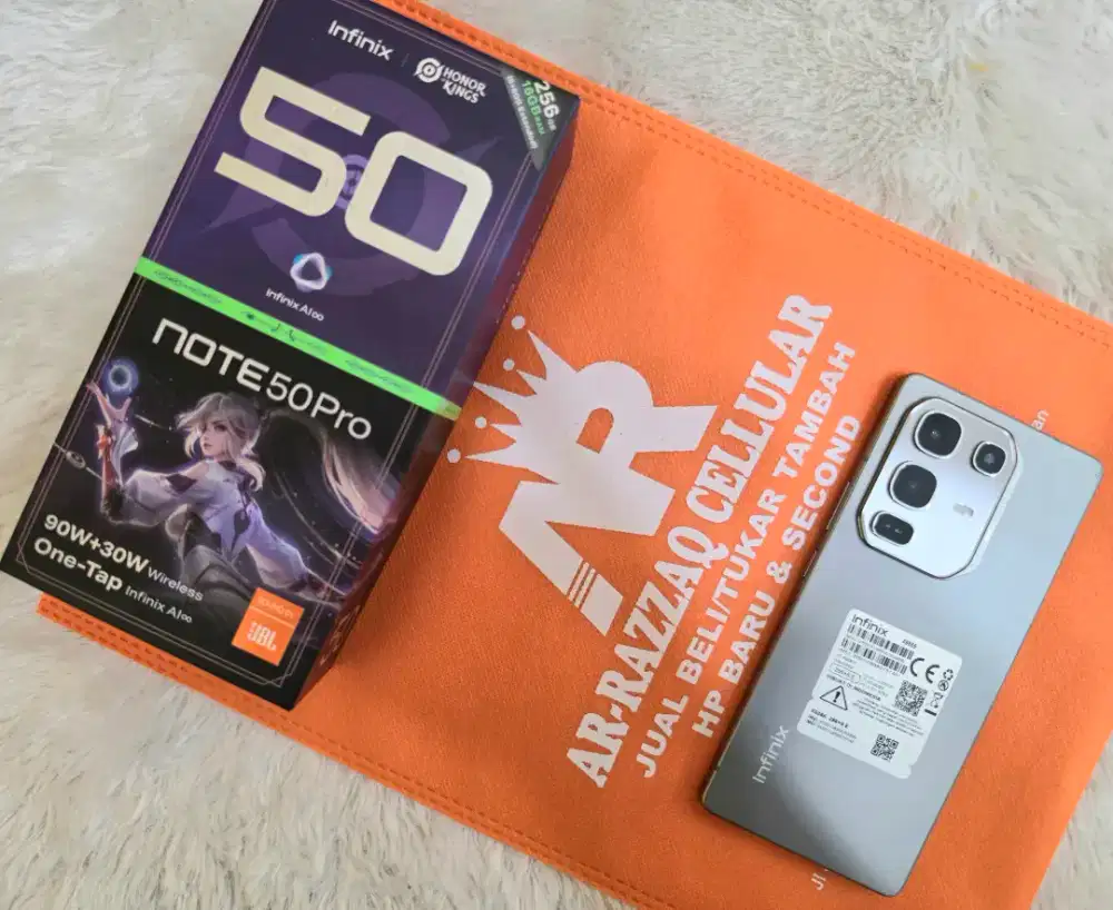 INFINIX NOTE 50 Pro 16/256 Baterai 5200 mah
FREE WIRELESS CHARGER