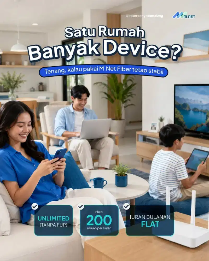 WIFI MNET FIBER GRATIS BIAYA PASANG DAN TANPA DEPOSIT