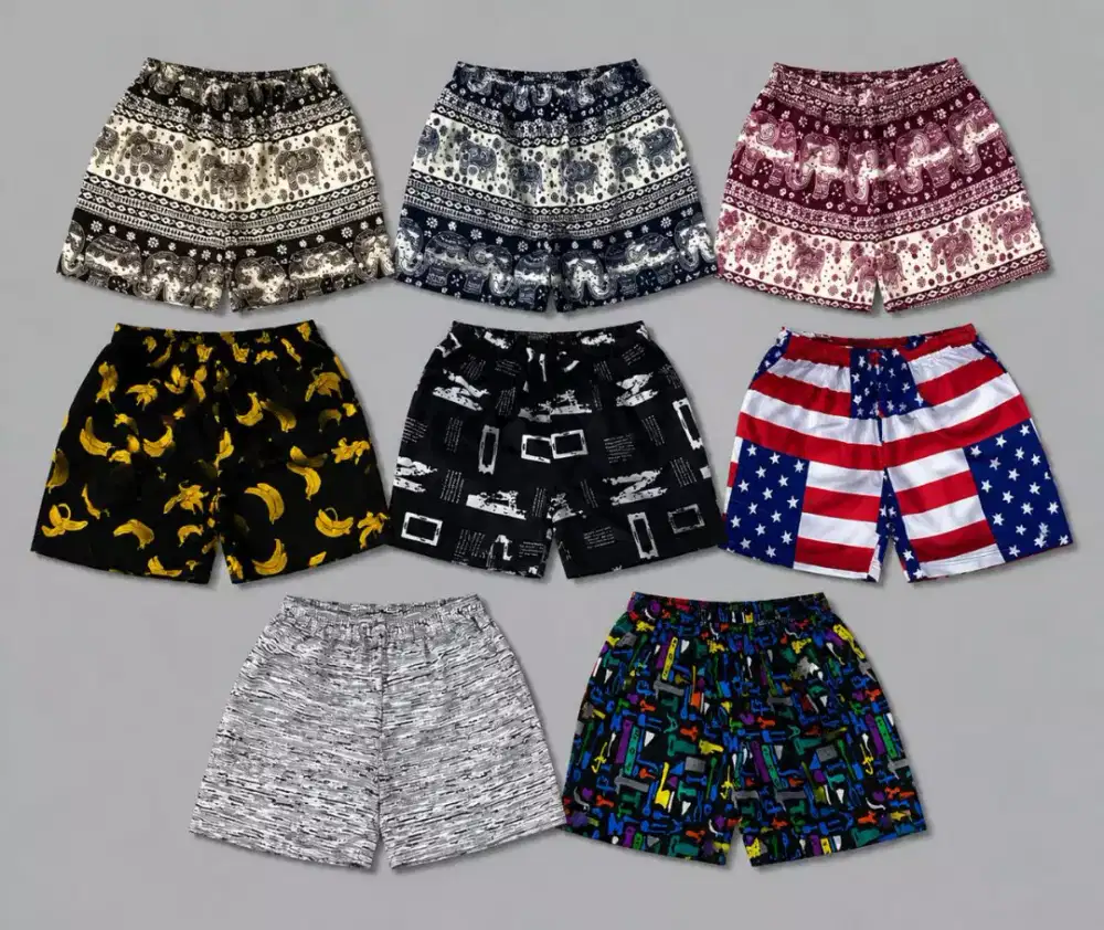 CELANA PENDEK BOXER MOTIF PREMIUM