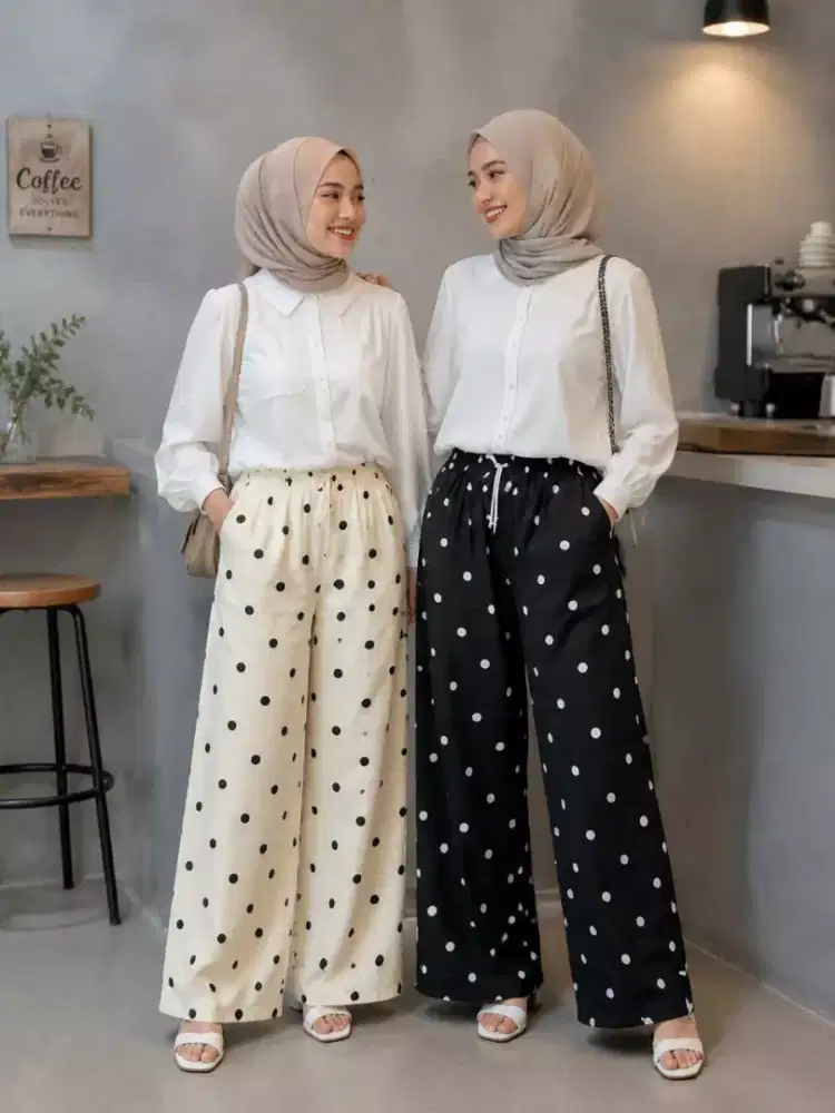 CELANA KULOT POLKADOT DEWASA