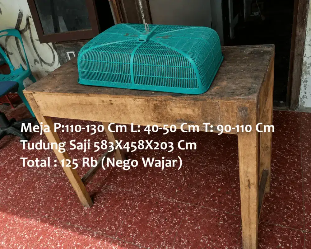 Dijual Meja dan Tudung saji