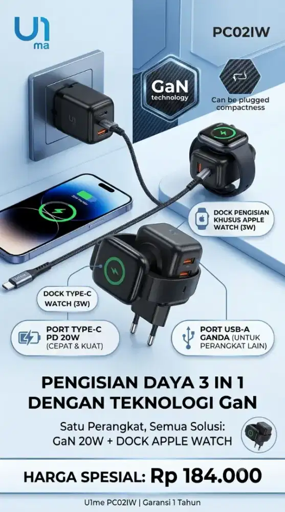 U1ME ADAPTOR+I WATCH ADAPTOR PC02IW