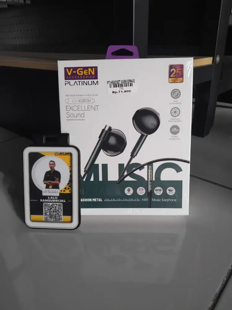 HEADSET V-GEN EPW-02|ATLANTIS DAHSYAT