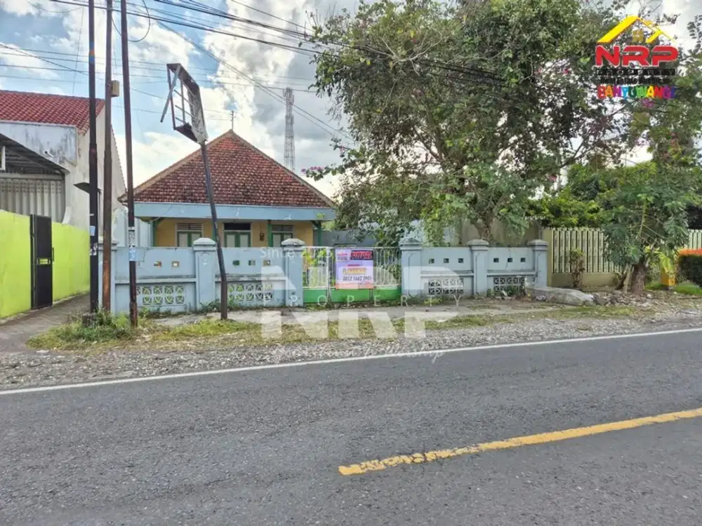 Dijual Tanah Bonus Bangunan Klasik di Genteng Banyuwangi