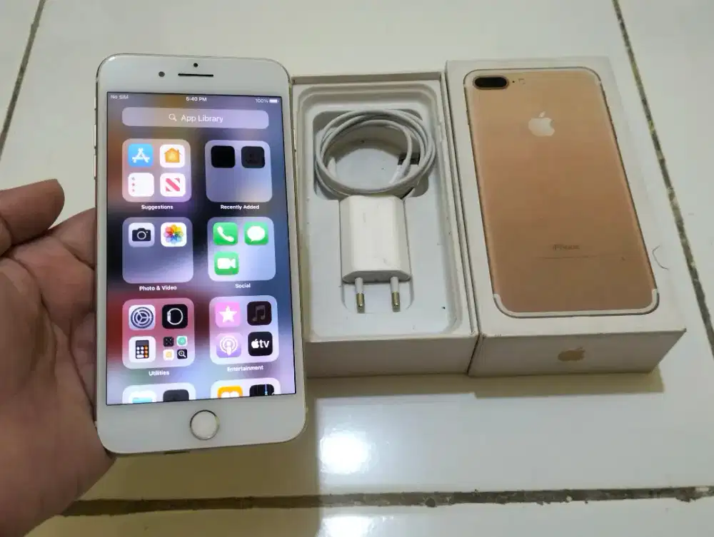 BUTUH UANG iPhone 7+ Plus 32GB GOLD 4G LTE ALL OPERATOR inter No Minus