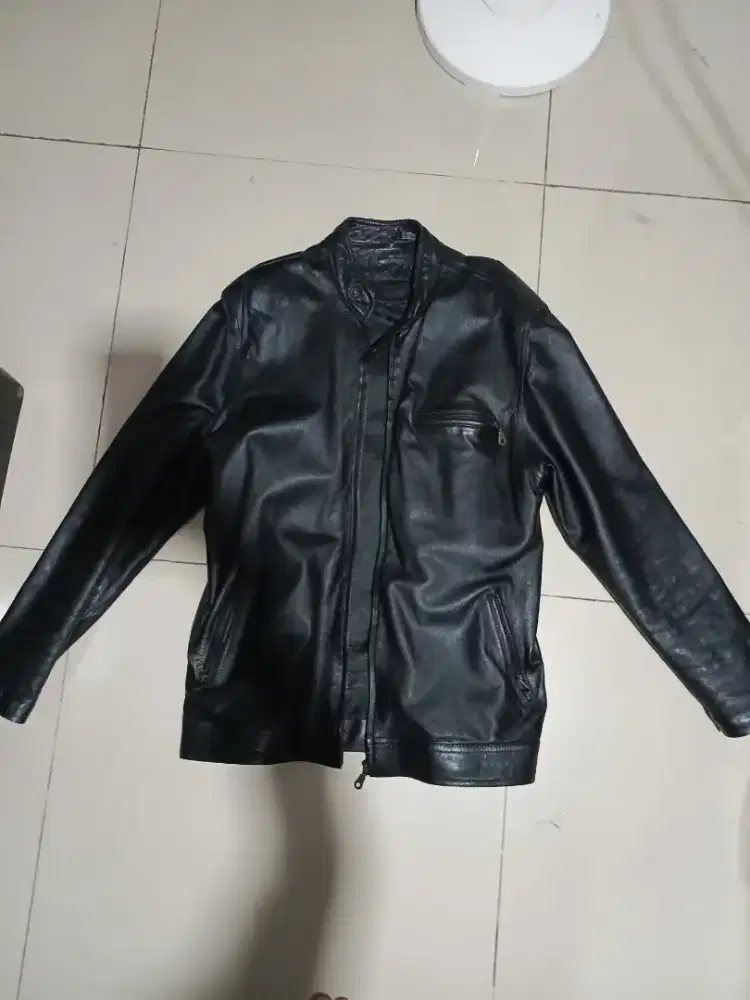 Jaket Kulit Vintage 90's