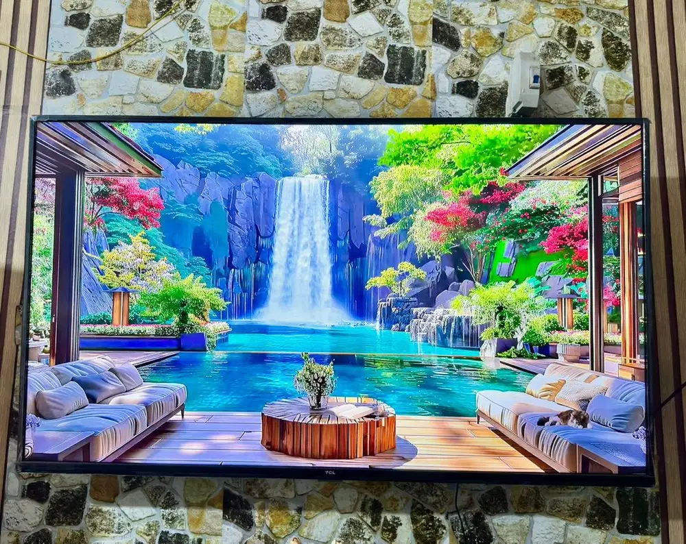 Android Tv merk TCL 50inch noken bisa netflix ytb dll
