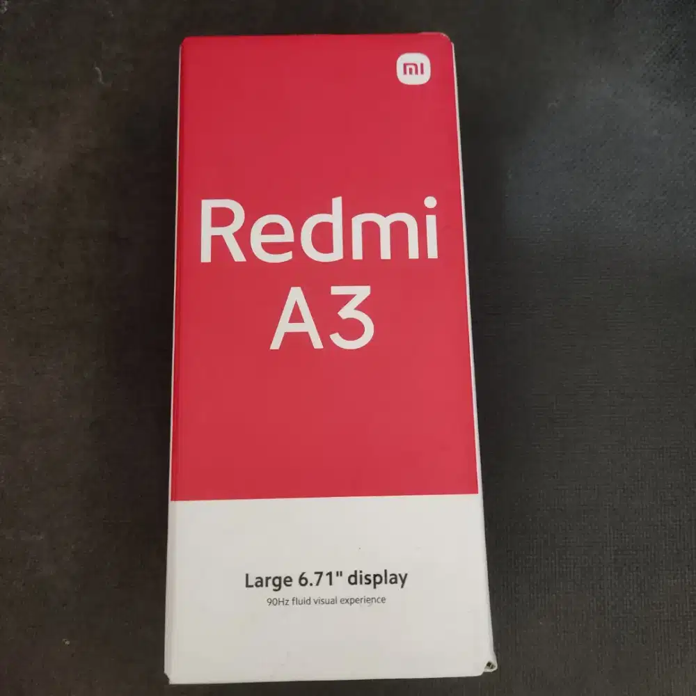 HP XIOMI REDMI A3 Ram 8 (4+4GB) 128 GB