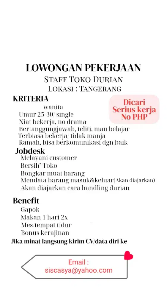 Butuh URGENT!!!
