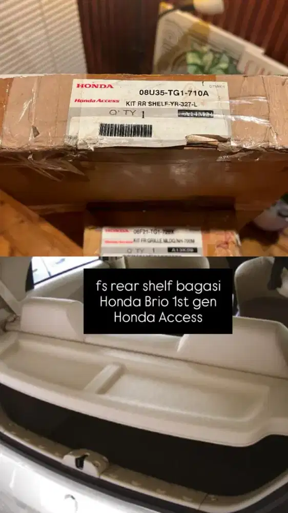 rear shelf tray Honda BRIO honda access
