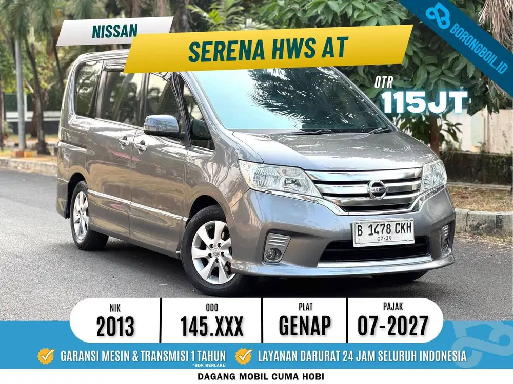 Nissan Serena HWS AT 2013 Abu - Abu