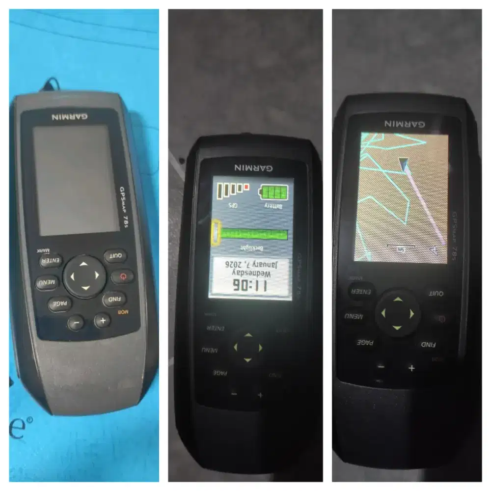 Garmin 78s 
Fitur UtamaDesain Mengapung
