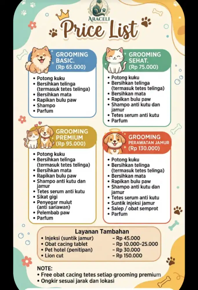 Grooming kucing homecare /antarjemput