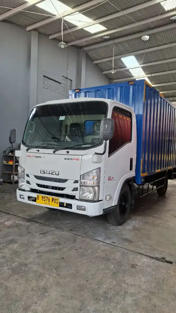 Isuzu ELF NLR LX 100PS engkel long box besi orsinil 2019