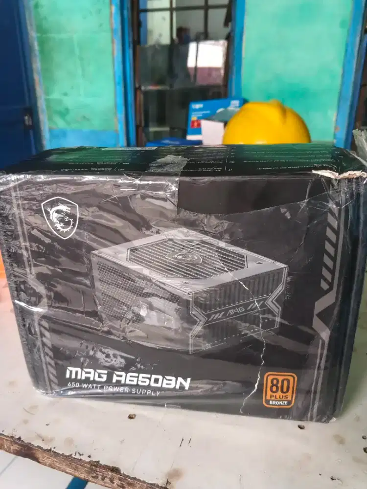 PSU PC MSI MAG 650BN 650W 80+ Bronze Stabil + Perlindungan Lengkap