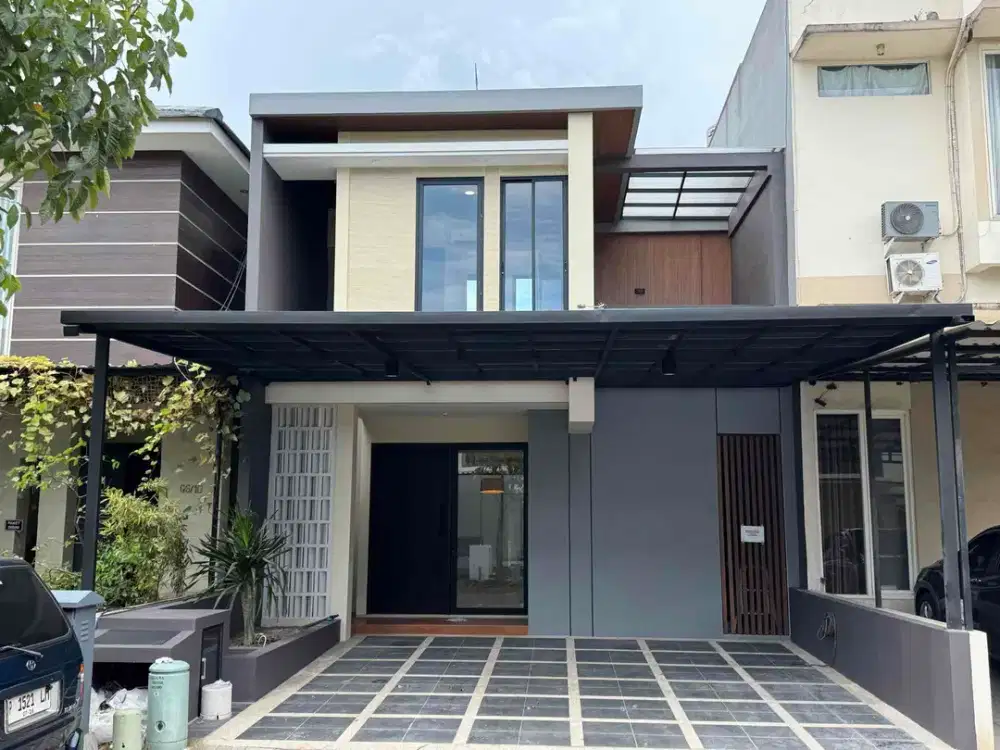 Rumah Baru di Moca Verbana , Furnished cantik tinggal bawa koper