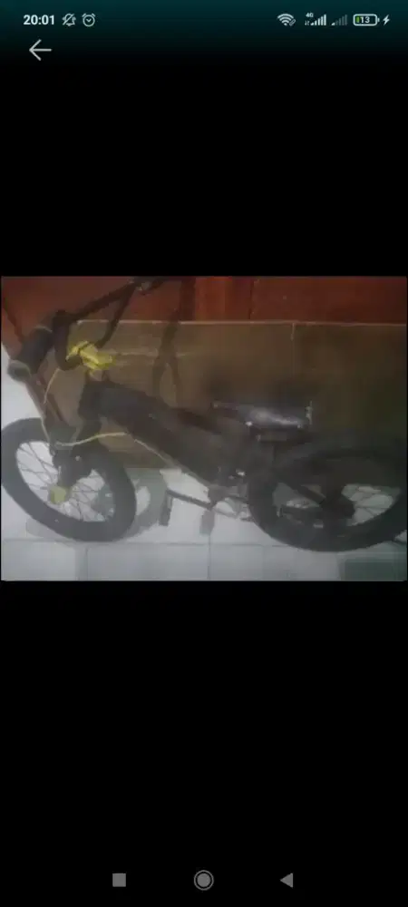 Sepeda  anak gak di pake