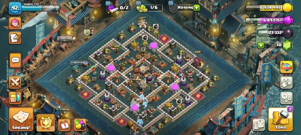 Akun coc th 11 full max