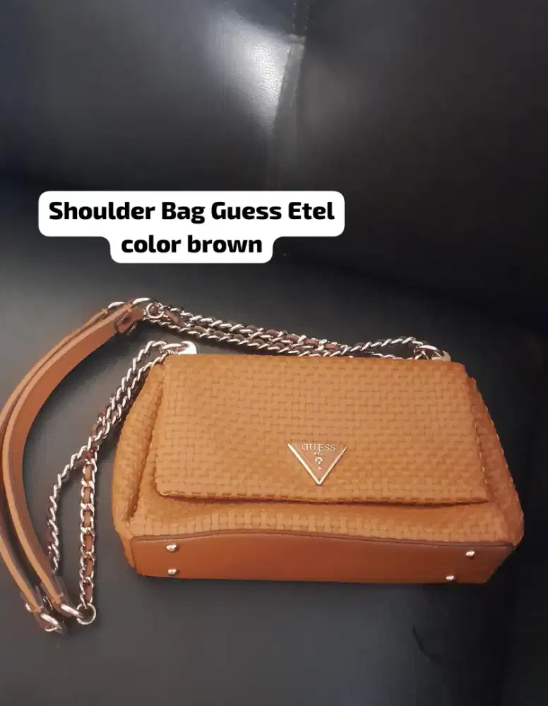 Shoulder Bag GUESS Etel Brown