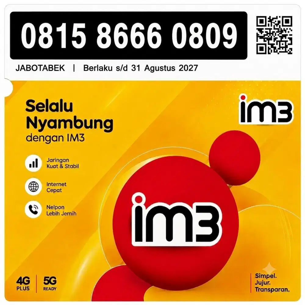 IM3 Indosat Nomor Cantik