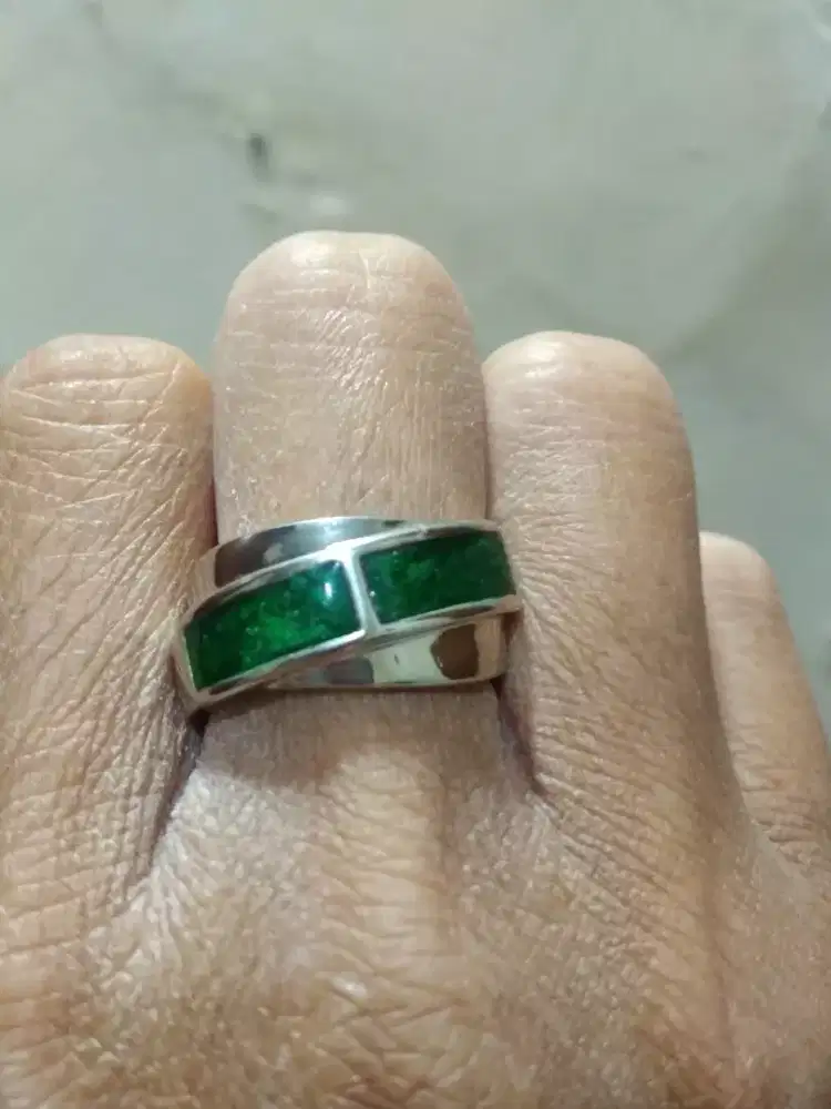Cincin Unik Antik & Kotak Cincin Kayu Sepaket Murah