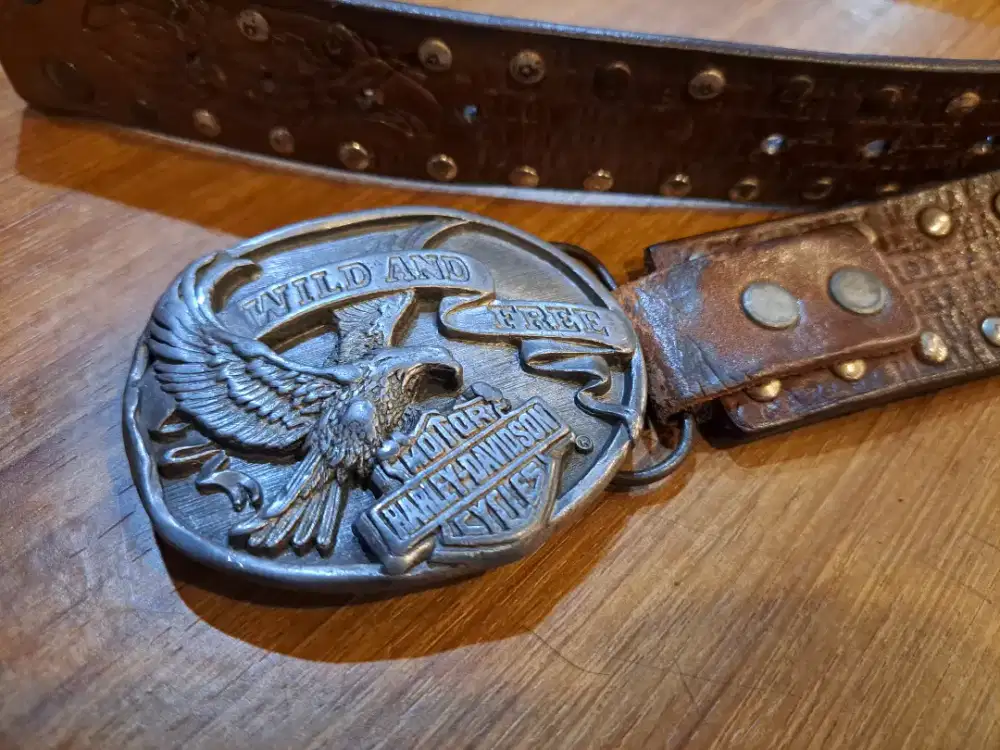 Ikat pinggang harley davidson usa ori bagus