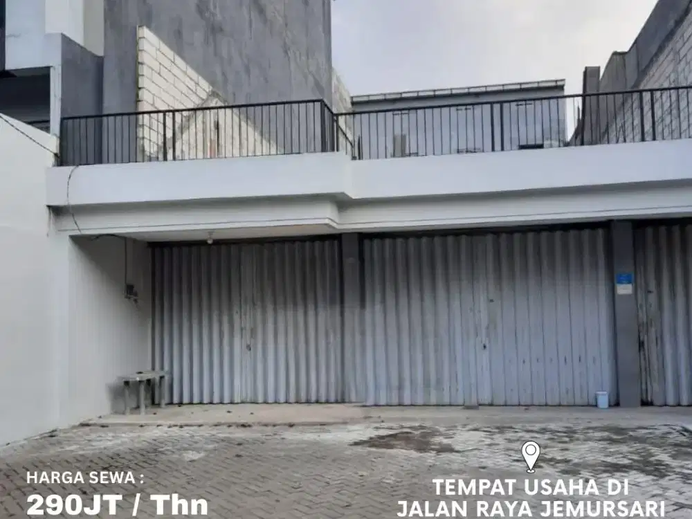 Disewakan Tempat Usaha Di Jalan Raya Jemursari