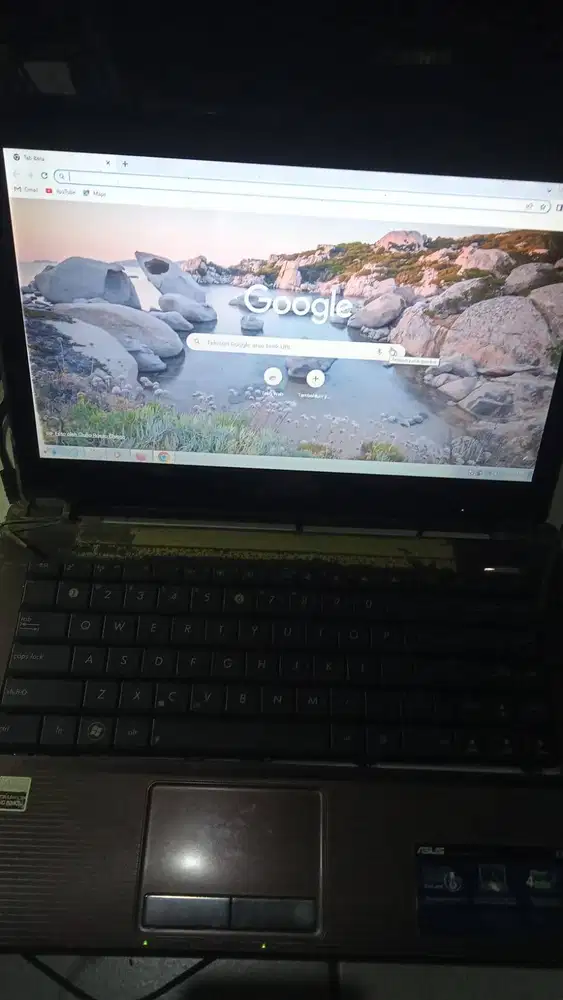 laptop asus K43U AMD E-450 nyala masih lumayan keneh tah
