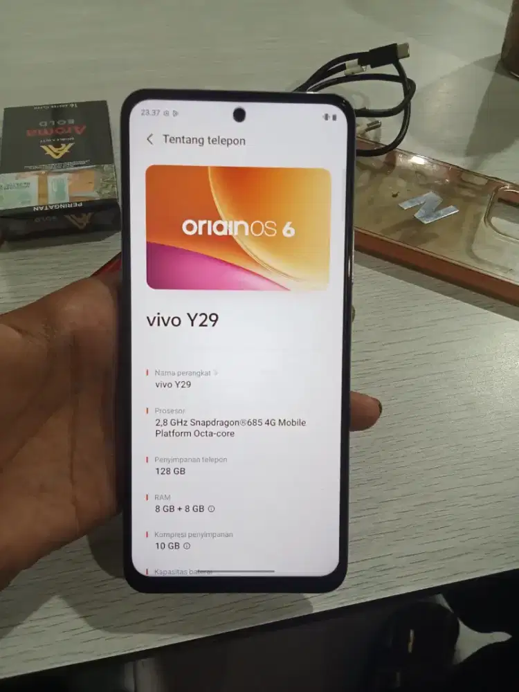 Vivo y29 4g nfc ram 8+8/128