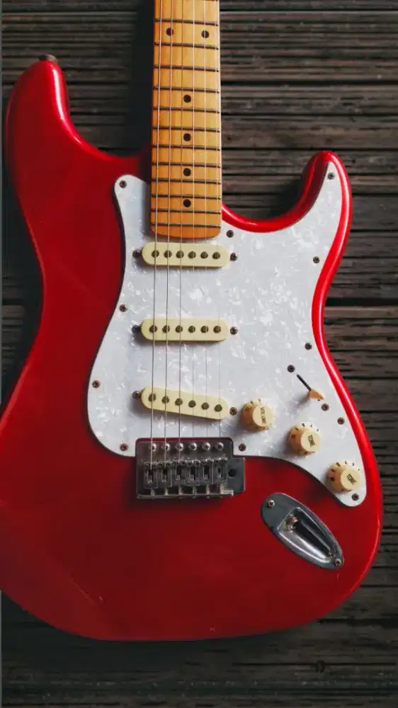 Gitar Elektrik Legacy EG-100 Red Flame Stratocaster Original (Nego)