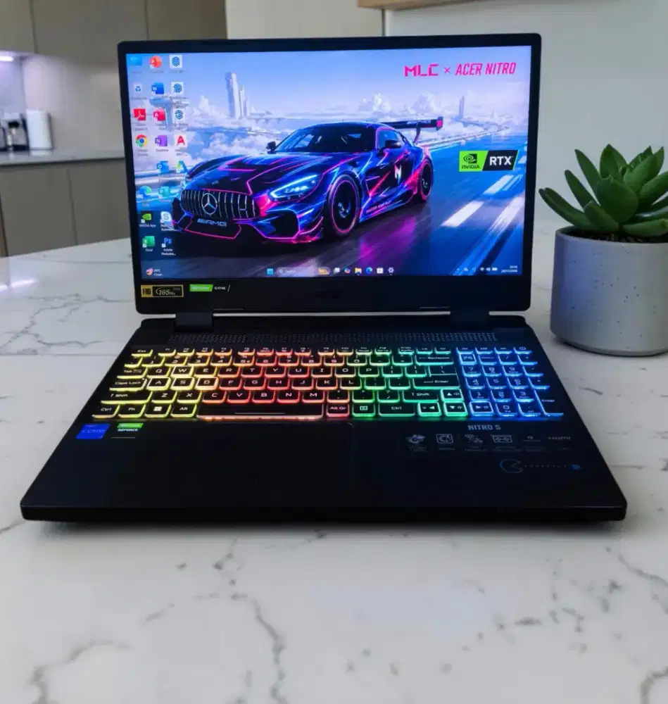 ACER NITRO SENSE-X 5-AN515-58 V14 RGB GEN12 RAM 16GB/SSD512GB/RTX 3050