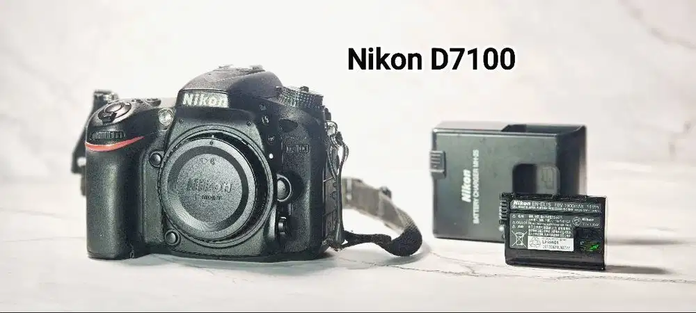 KAMERA & LENSA NIKON SECOND D7100, F4s, 16-85, 75-300, 50, 24, 11-16