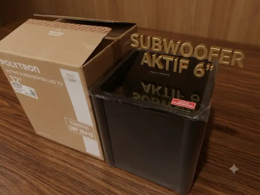 SUBWOOFER AKTIF POLYTRON 6 in