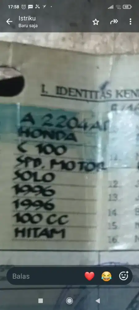 Honda astrea tahun 1996