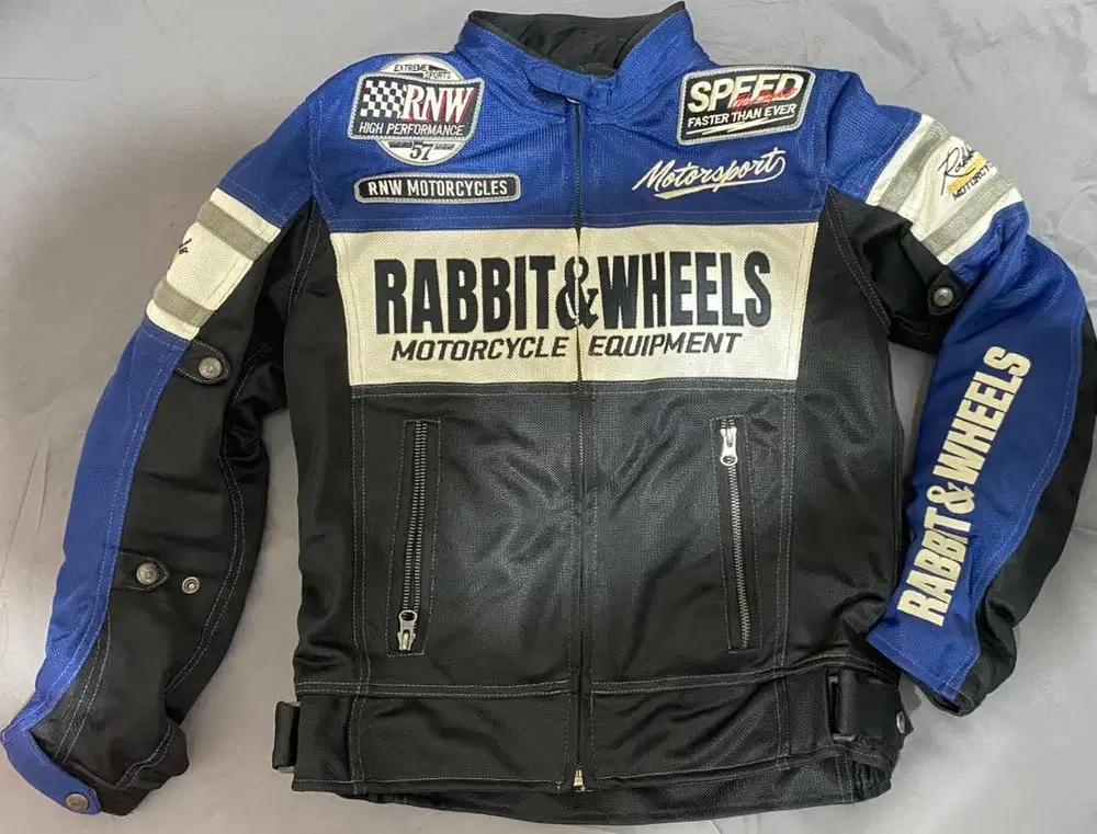 Jaket motor Rabbit n wheels like new ukuran s dan XXL
