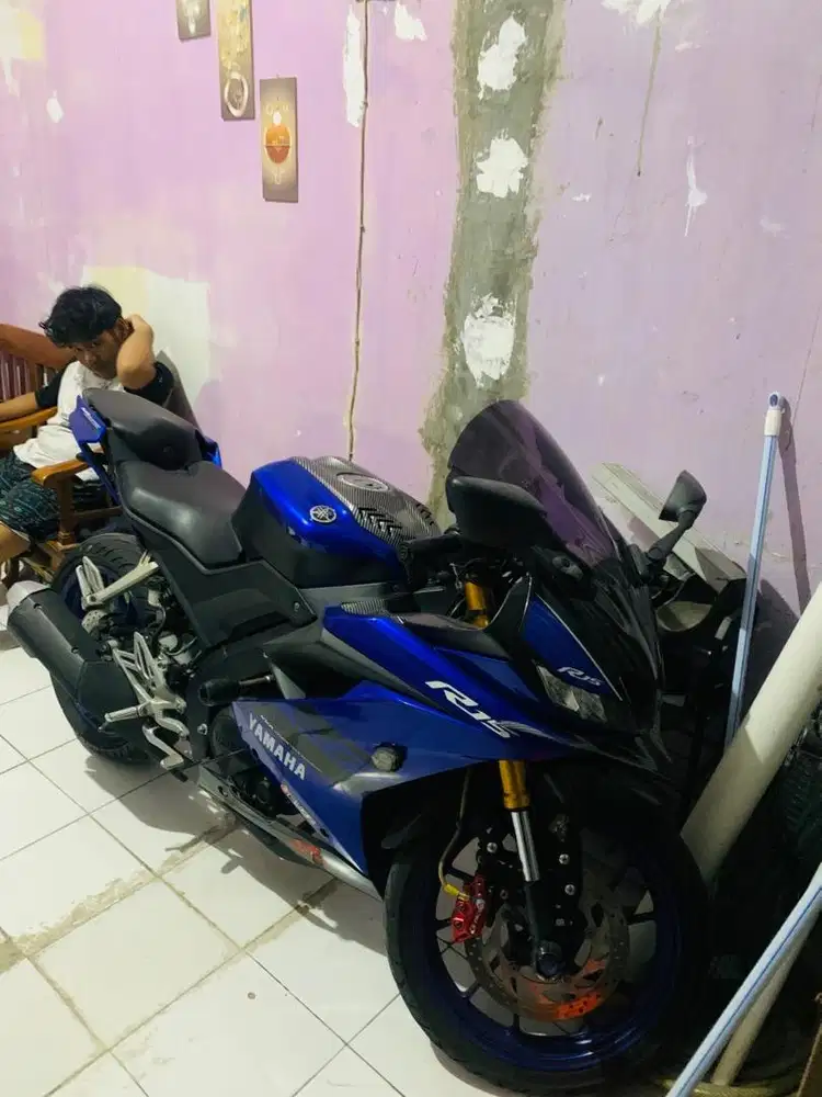 jual r15 masi mulus minus pas di mundurin agak bunyi jual santai aja