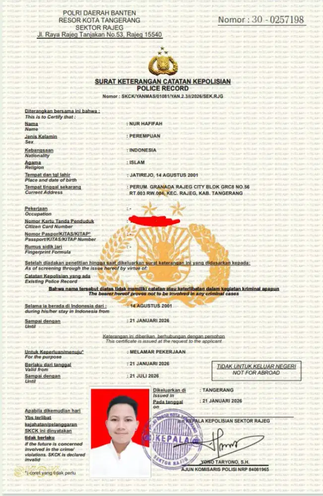 JASA ANTAR JEMPUT JELAMBAR BARU - GROGOL - BAYAR MINGGUAN - ADA SKCK