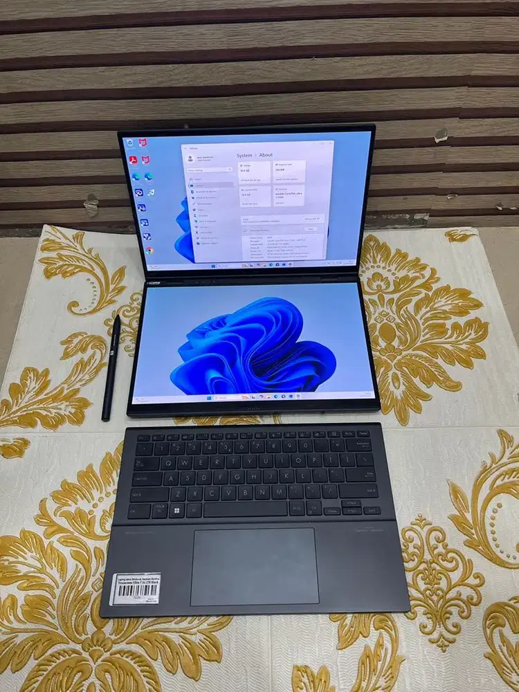 Asus Zenbook Duo UX4806MA| 16GB 1TB| intel Ultra 7 Second Ex Resmi