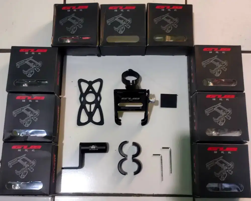 Holder Stang GUB P30 + Breket (kondisi baru)