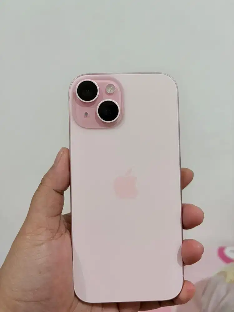 Iphone 15 Pink 128gb (Full Set) - Garansi TAM