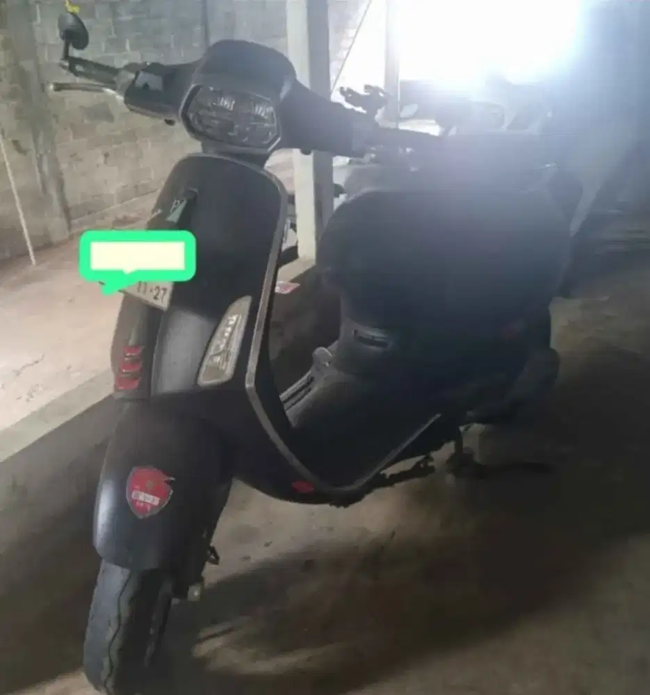 DIJUAL VESPA SPRINT 150 i-Get ABS 2020 warna HITAM Dop