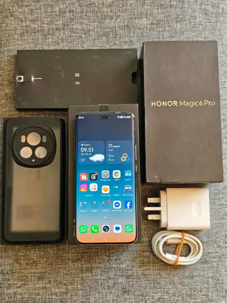 Honor Magic 6Pro 5G (12/512) Mulus Fullset Original Full Bc
