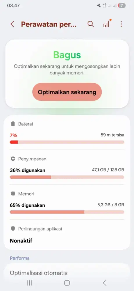 Samsung a15 4g ram 8/128