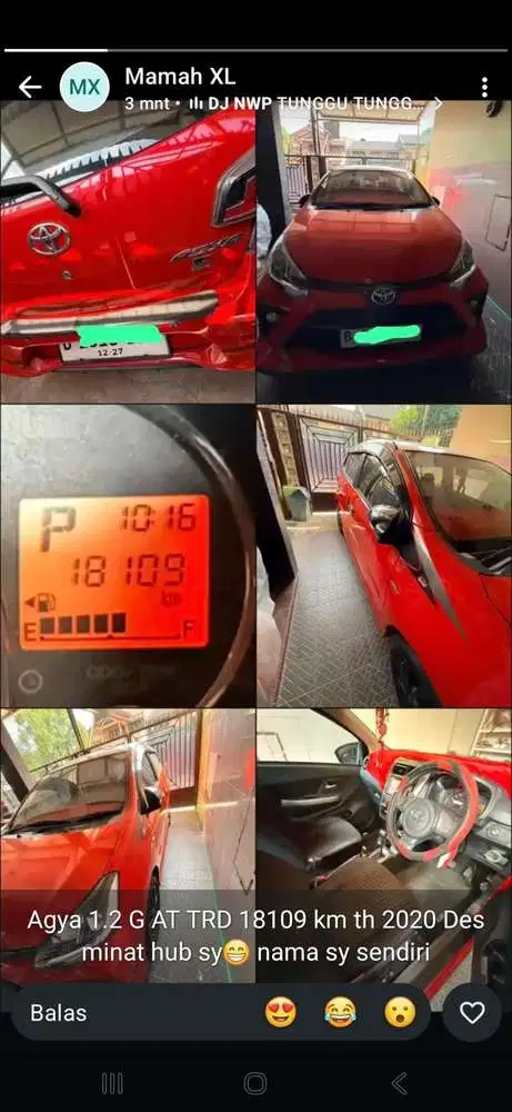 Toyota Agya 2022 Bensin