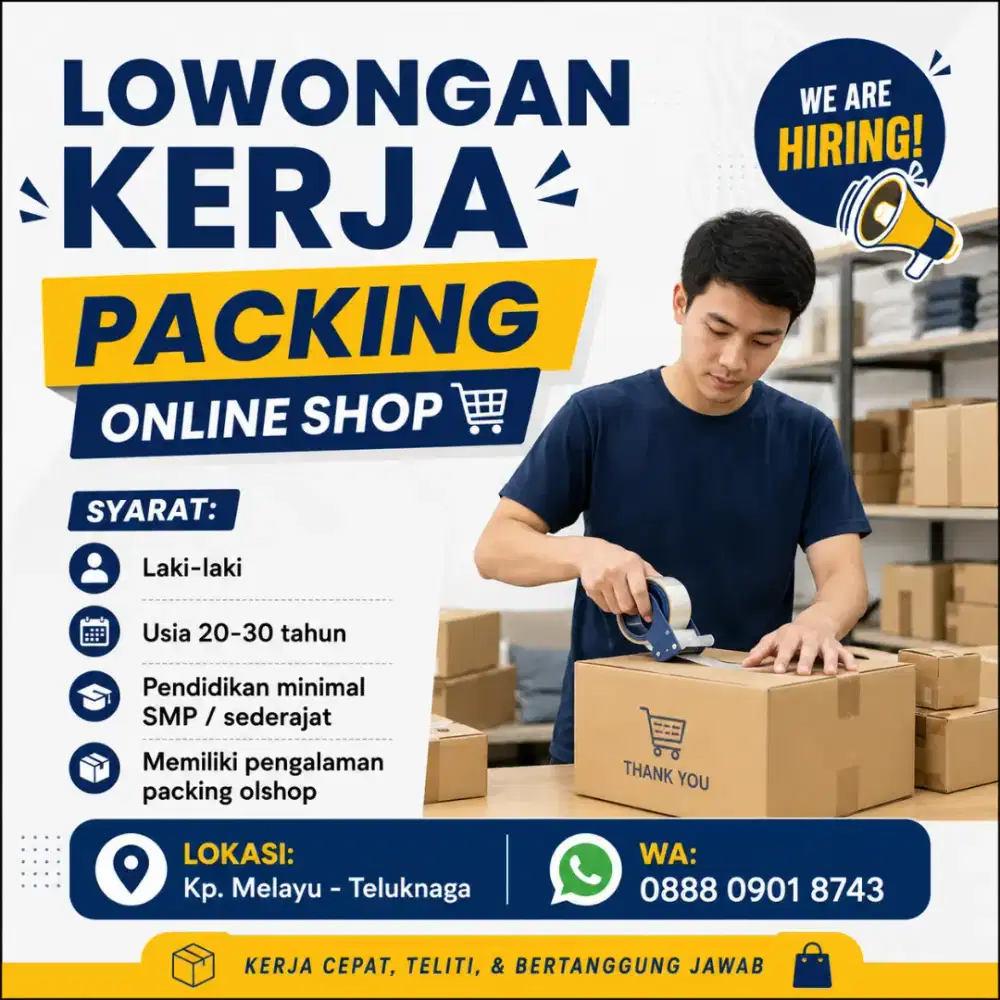 Loker Packing Online Shop