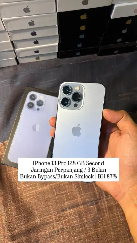 iPhone 13 Pro 128 GB Seken Jaringan 3 Bulan