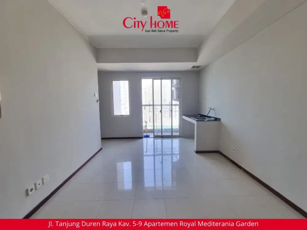 Disewakan - 2+1 BR Unfurnished Royal Mediterania Garden Apt at Podomoro City