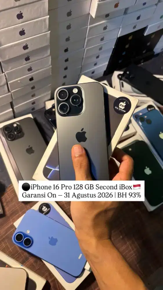 iPhone 16 Pro 128 GB Seken iBox