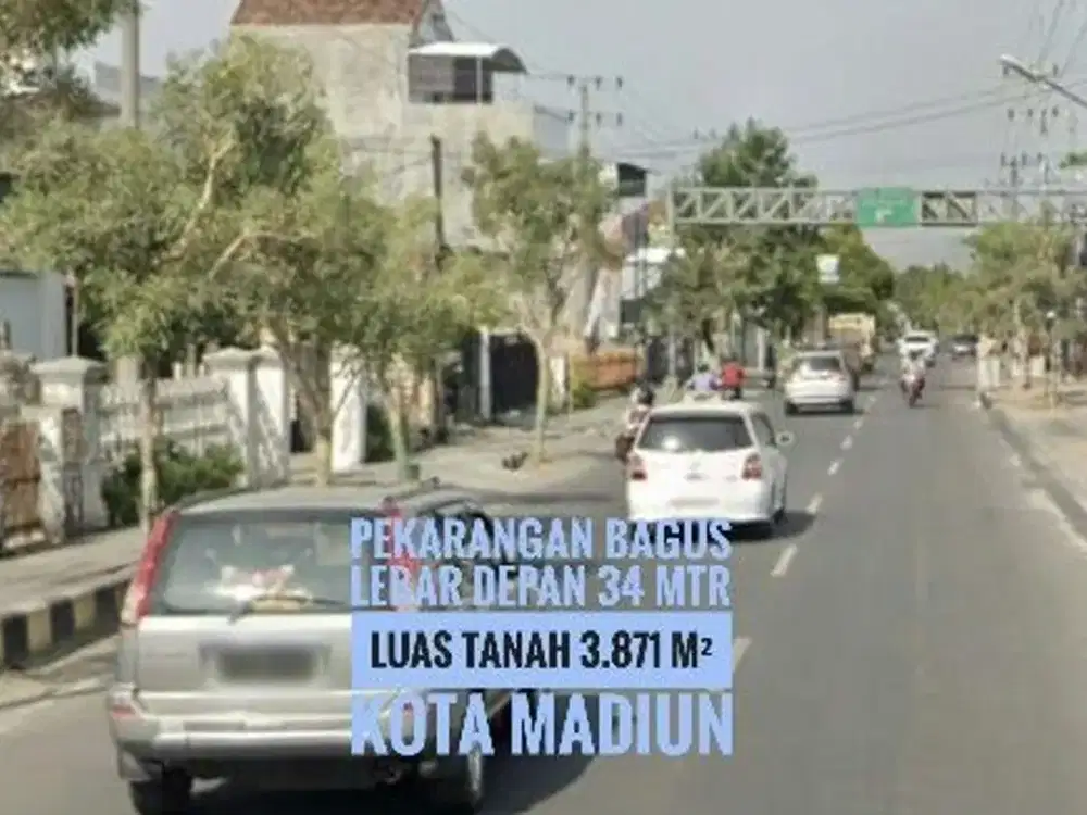 (W) Tanah+Bangunan Lama LD 34 mtr, Jl. Setiabudi KOTA MADIUN, Baguss